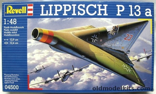 Revell 1/48 Lippisch P13a - (P-13a / P.13a), 04500 plastic model kit